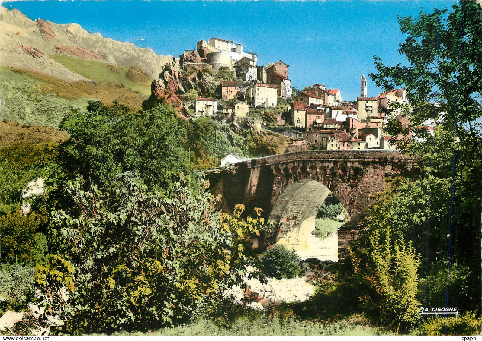 CPM Corte (Corse) Vue des anciens quartiers