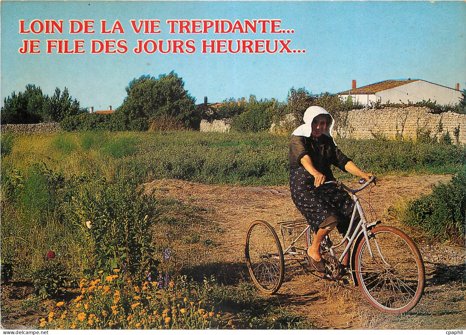 CPM Costumes Charentais Velo Cycle