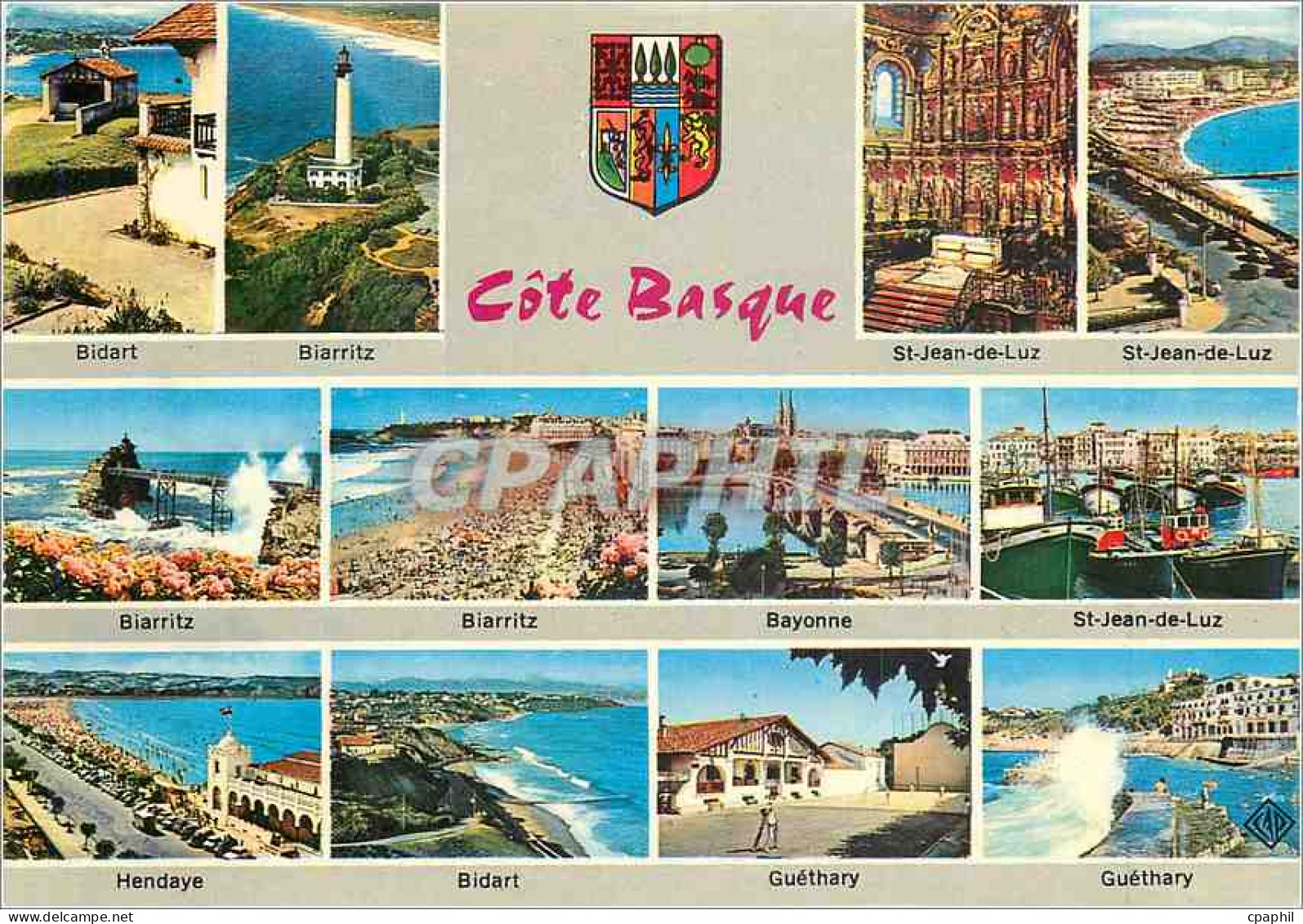 CPM Cote Basque Bidart Biarritz St Jean de Luz