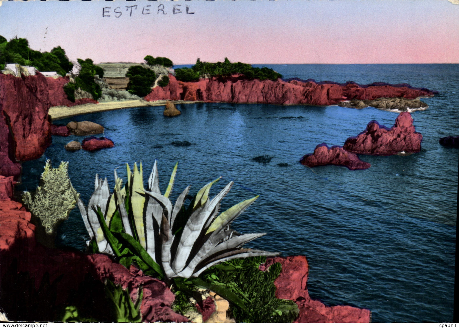 CPM Cote d'Azur Calanque et roches rouges de l'Esterel