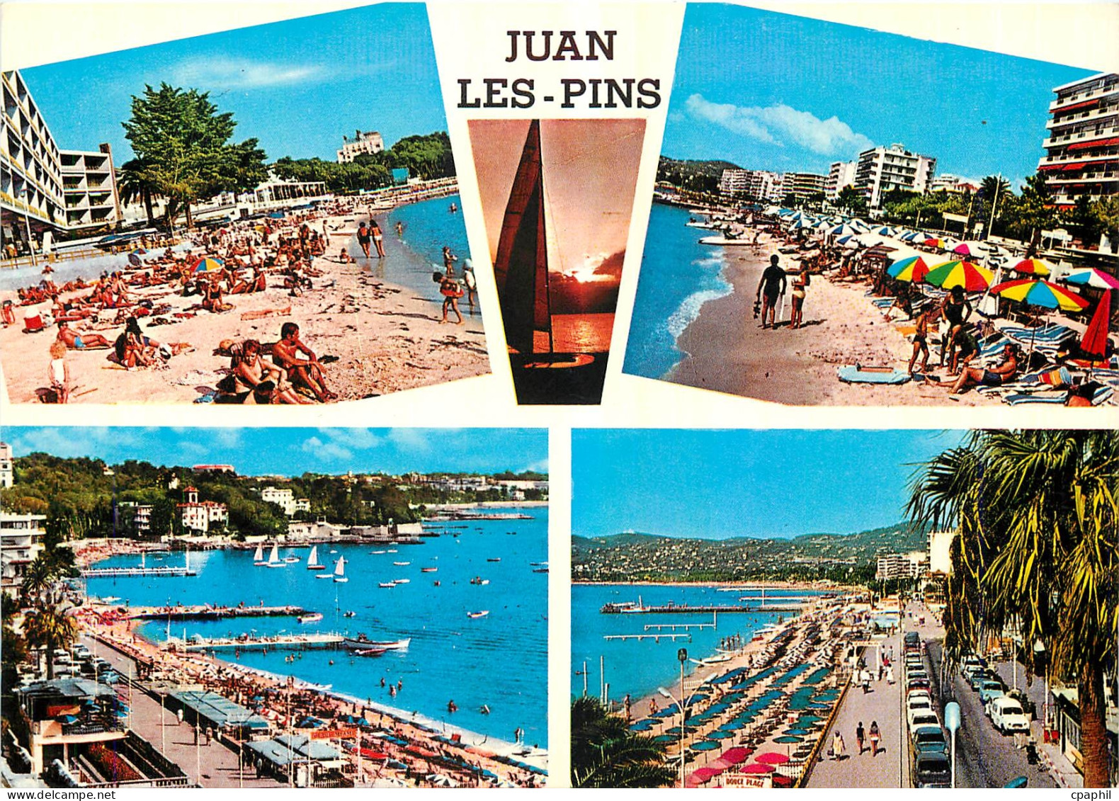 CPM Cote d'Azur souvenir de Juan les Pins