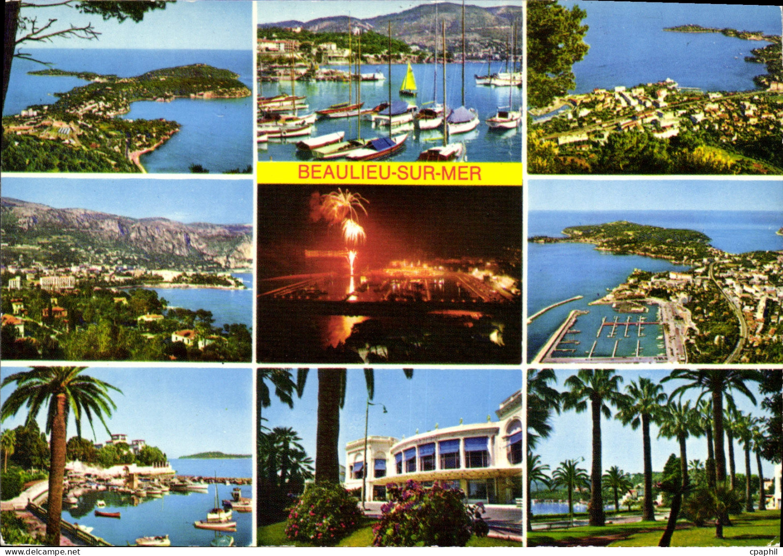 CPM Cote d'Azur Sovenir de Beaulieu sur Mer