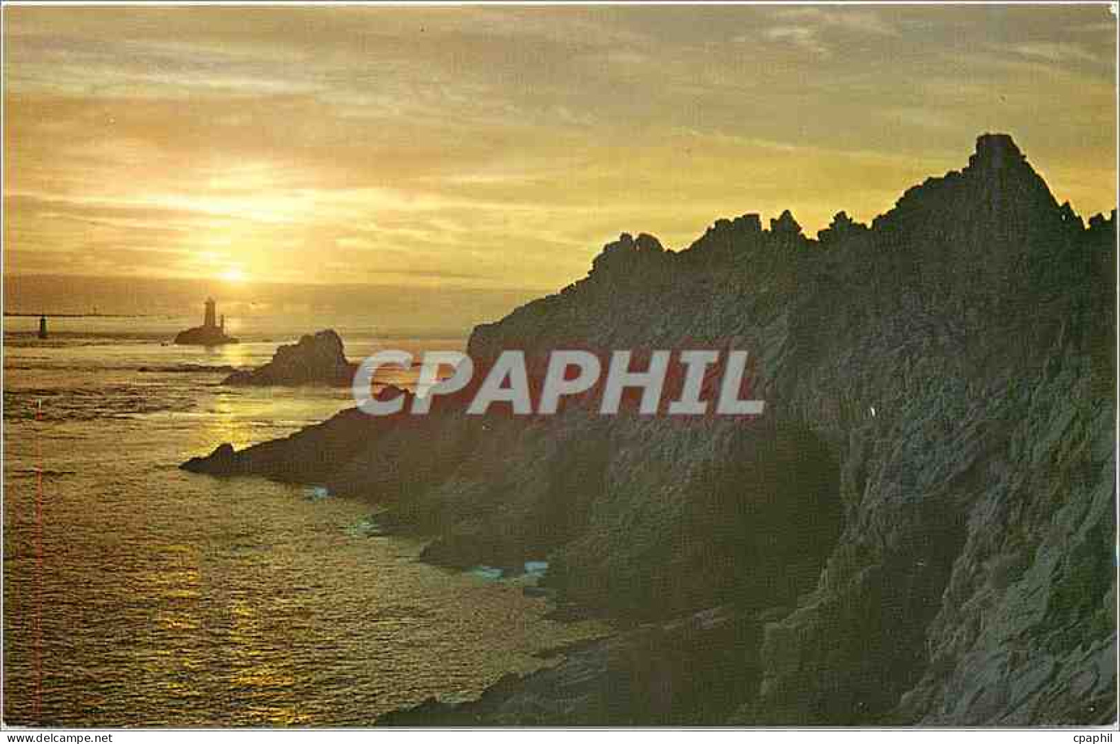 CPM Coucher de Soleil sur la Pointe du Raz
