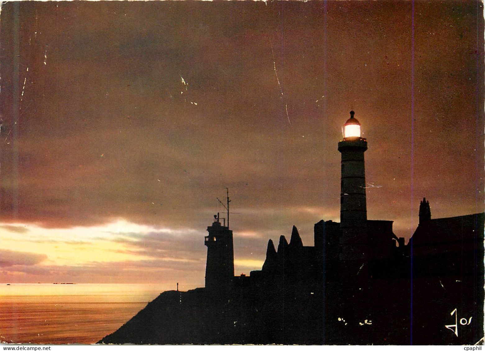 CPM Coucher de Soleil sur la Pointe Saint Mathieu La Bretagne en Couleurs