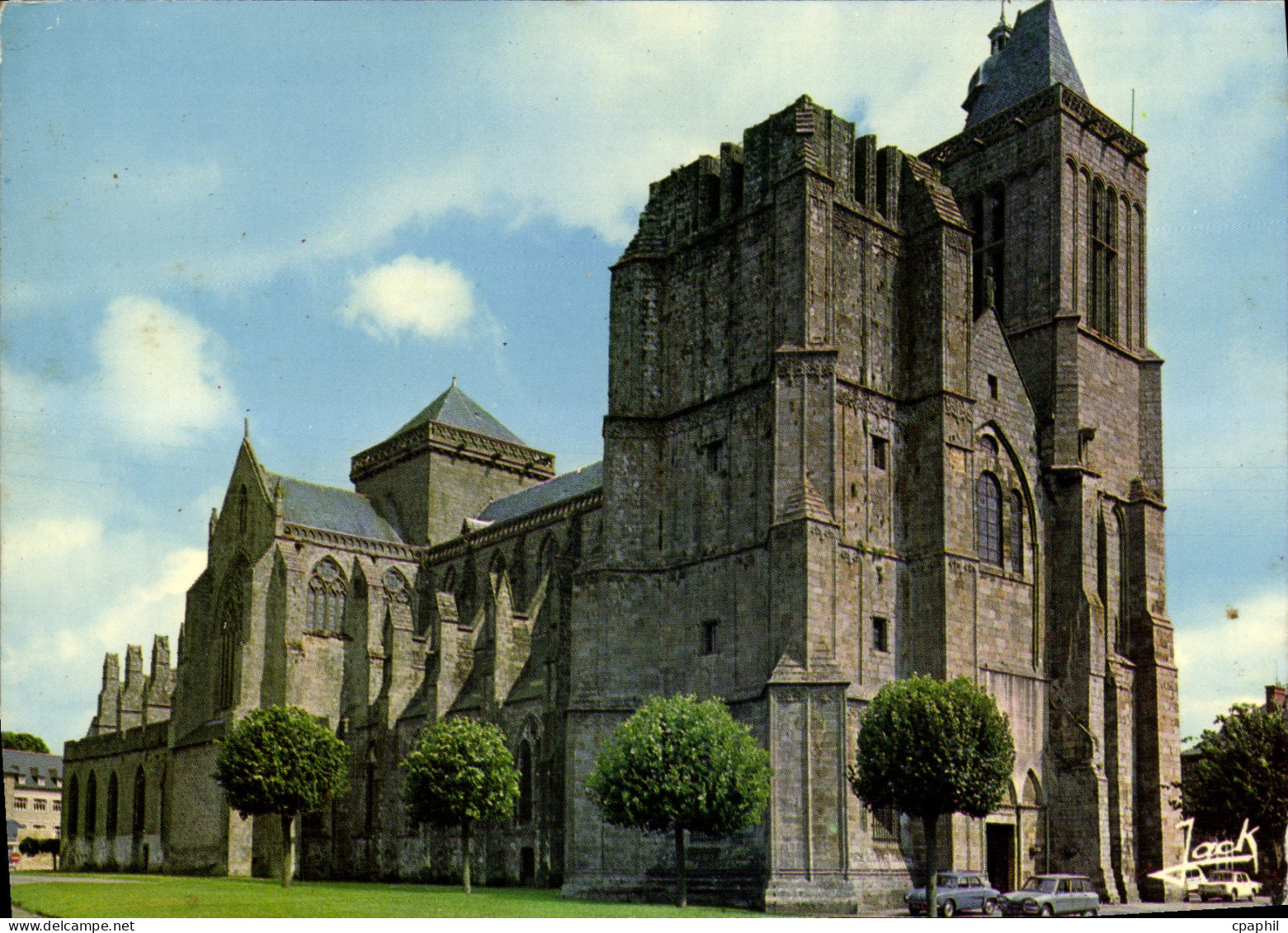 CPM Couleurs de Bretagne Dol de Bretagne La Cathedrale St Samon