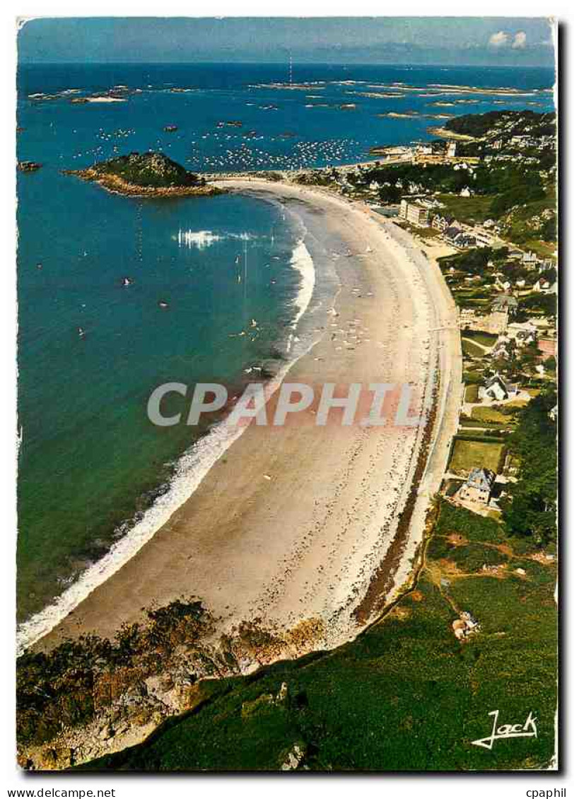 CPM Couleurs de Bretagne La Cote de Granit Rose Trebeurden La Plage de Tresmour
