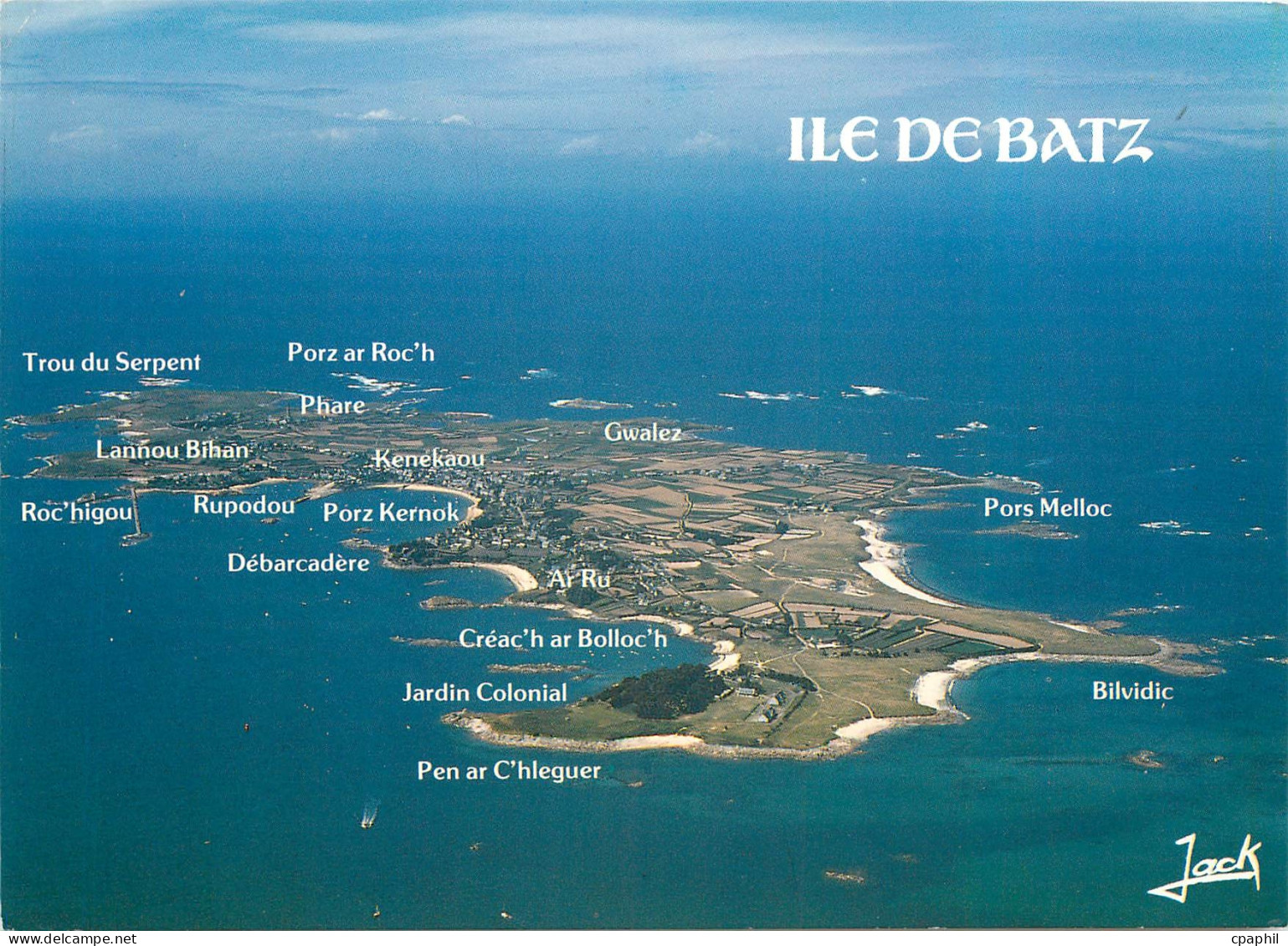 CPM Couleurs de Bretagne La Cote du Leon Ile de Batz