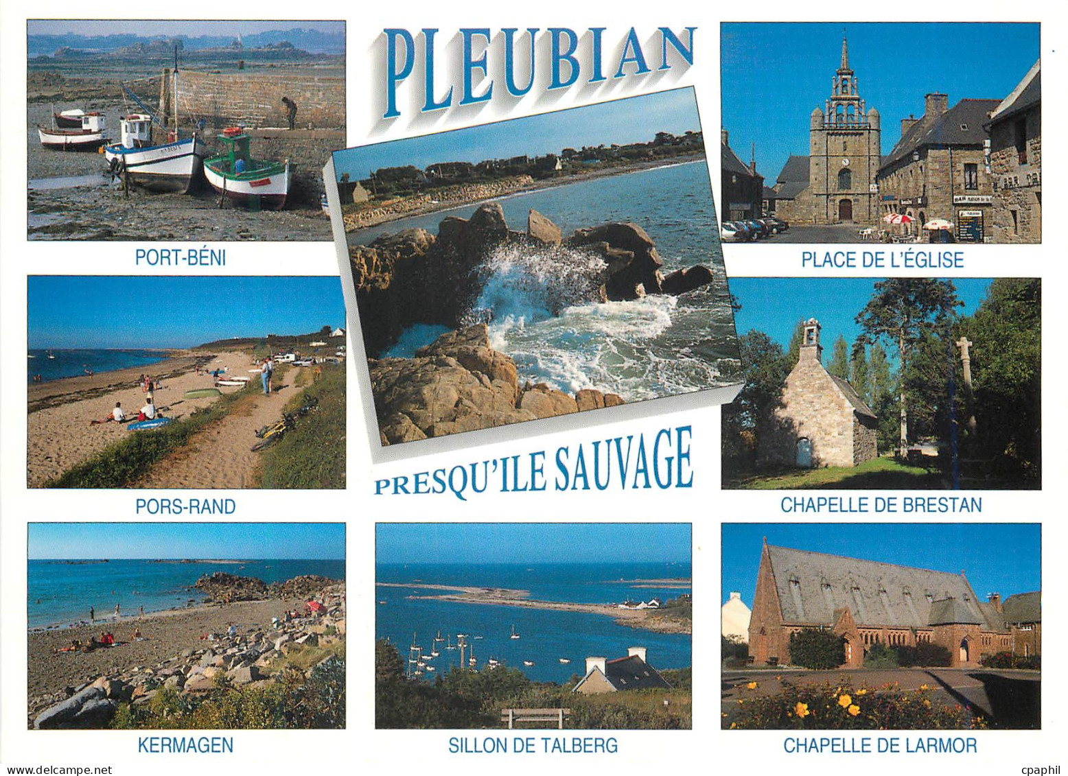 CPM Couleurs de Bretagne La Prequ Ile Sauvage Pleubian Cotes d Armor Les sites touristiques