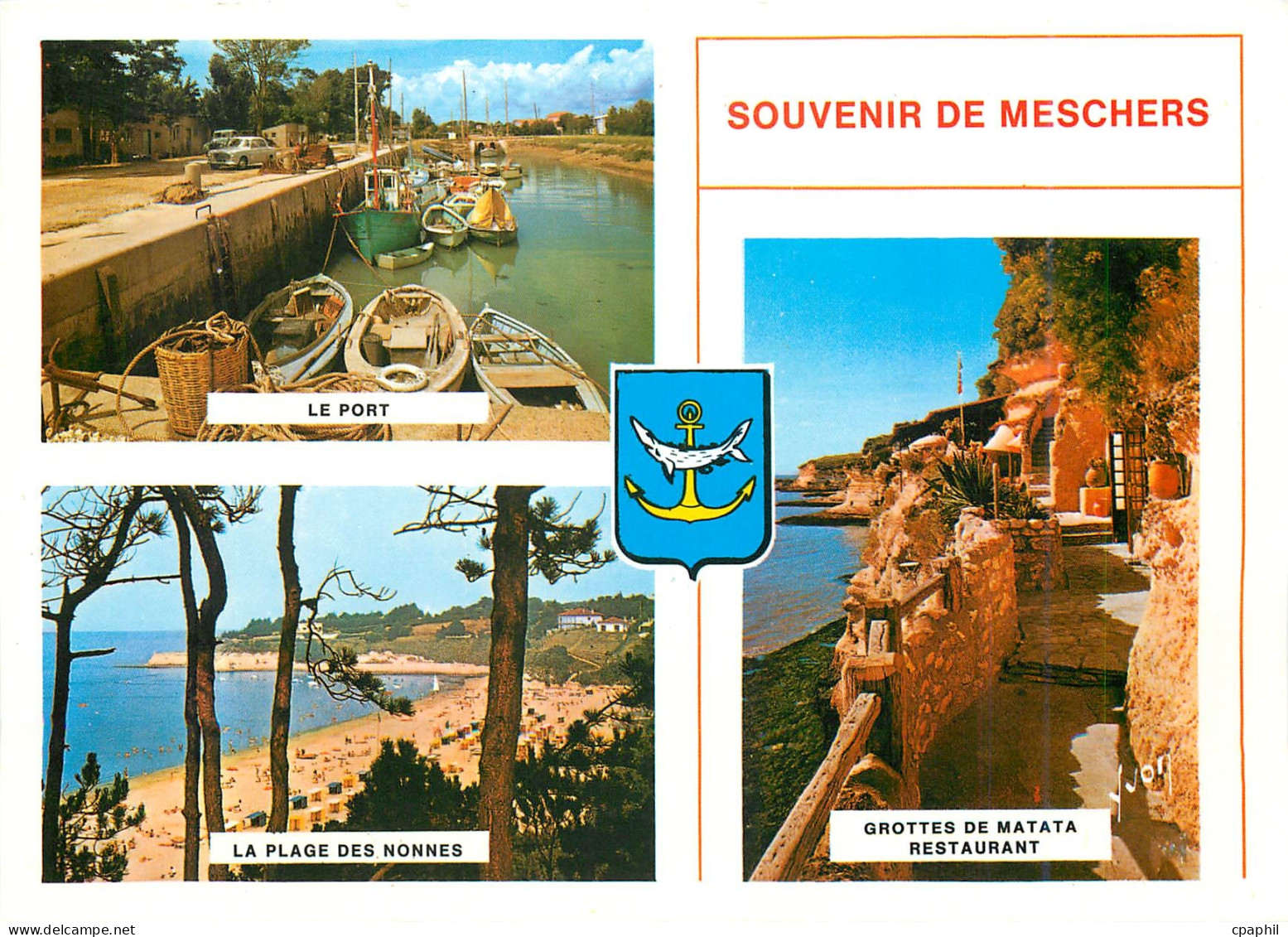 CPM Couleurs et Lumiere de France Meschers (Charente Maritime) Cote de Beaute