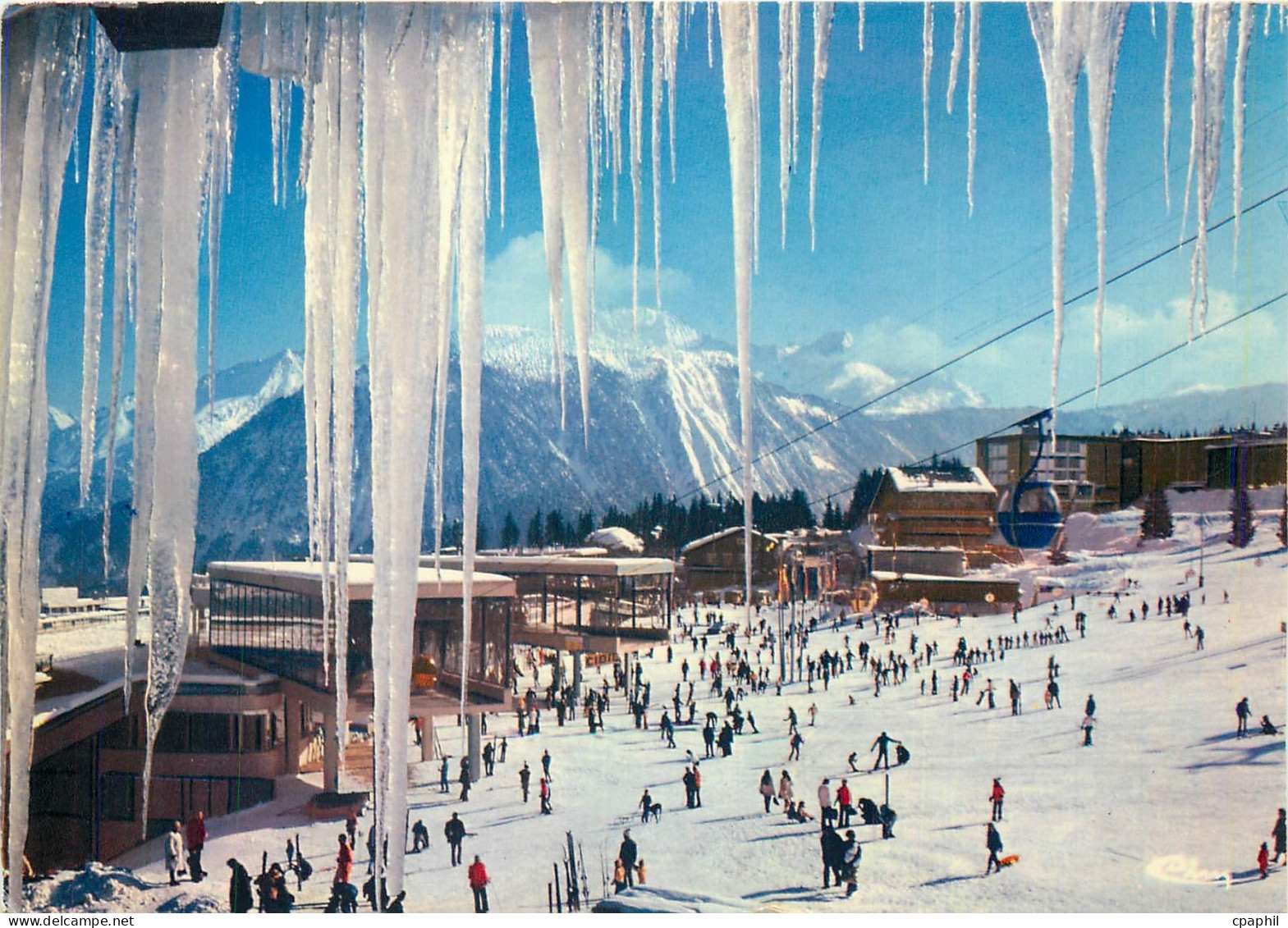 CPM Courchevel Centre station pres du Chalet de La Loze