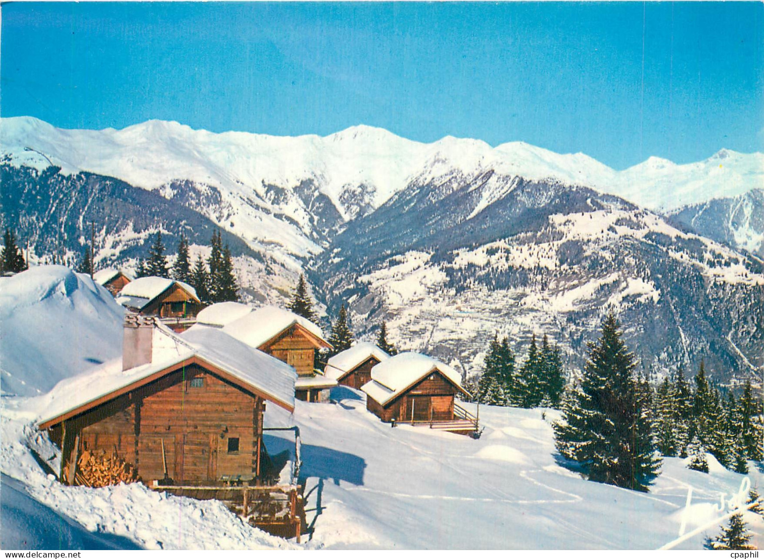 CPM Courchevel (Savoie) Les Chalets de Balicote