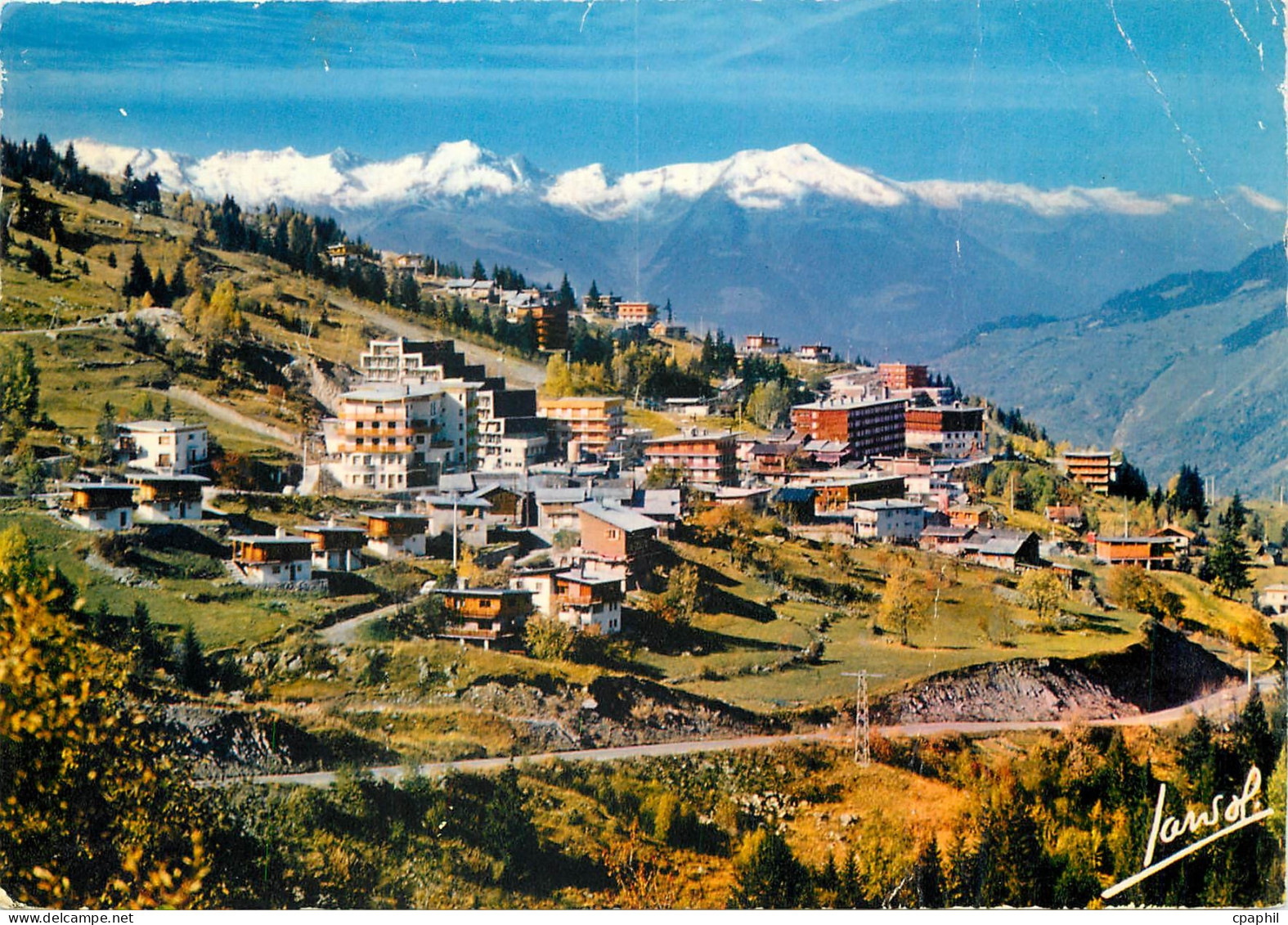 CPM Courchevel Savoie Vue d'ensemble de la Station