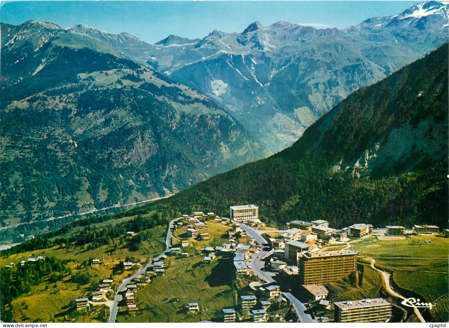 CPM Courchevel Savoie Vue partielle aerienne de la station