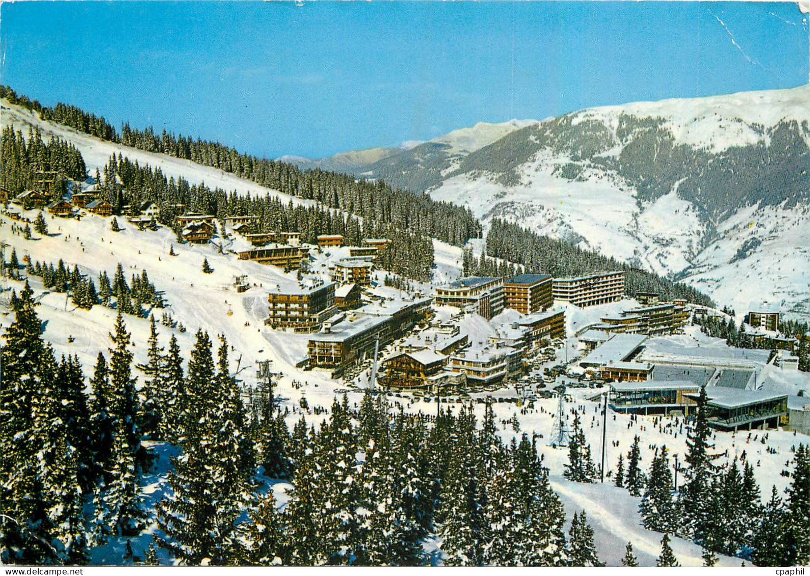 CPM Courchevel Vue sur le quartier de Plantre