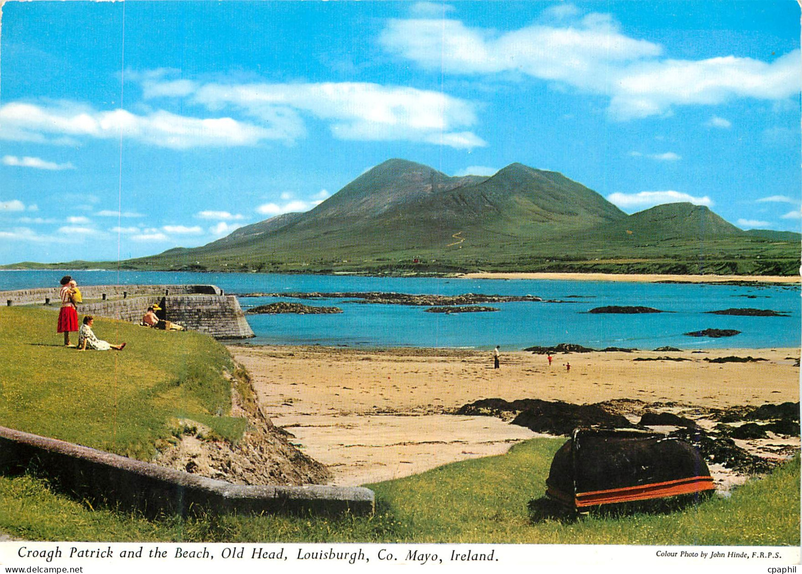 CPM Croagh Patrick and the Beach Old Head Louisburgh Co Mayo Ireland