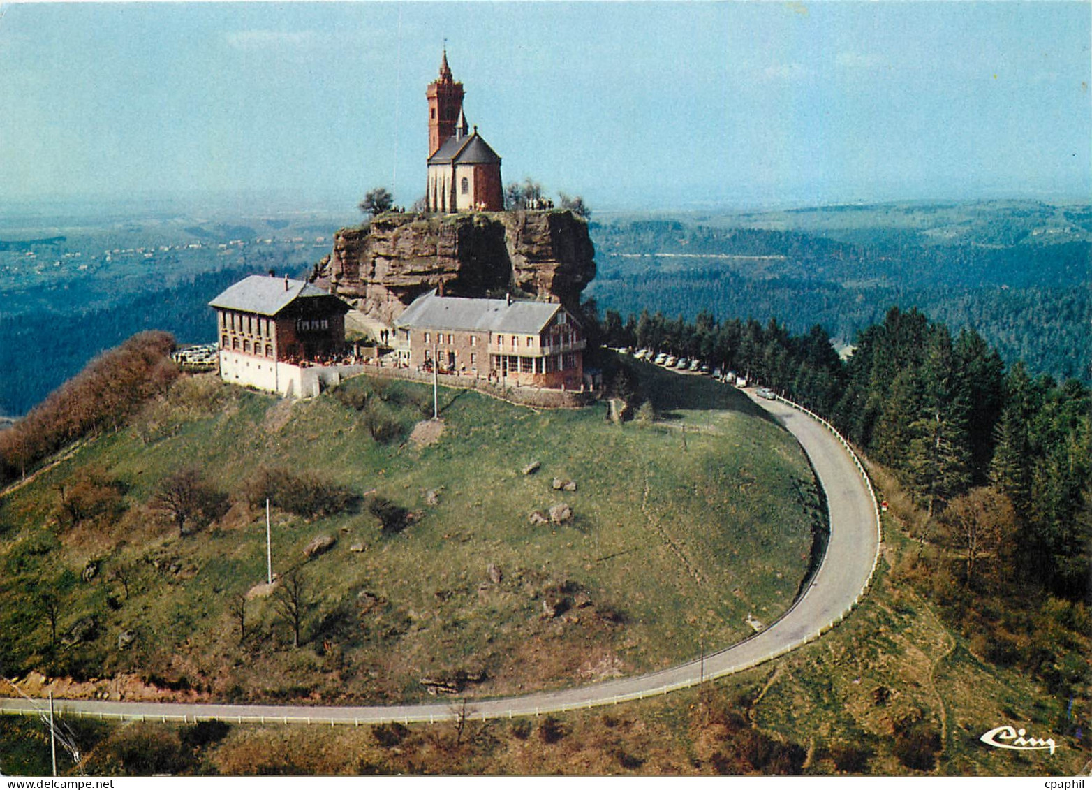 CPM Dabo (Moselle) alt 664 m vue aerienne Rocher de Dabo