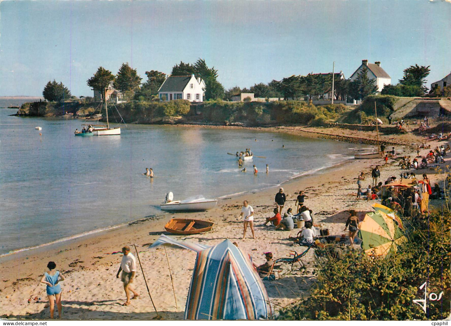 CPM Damgan Morbihan La plage de Kervoyal