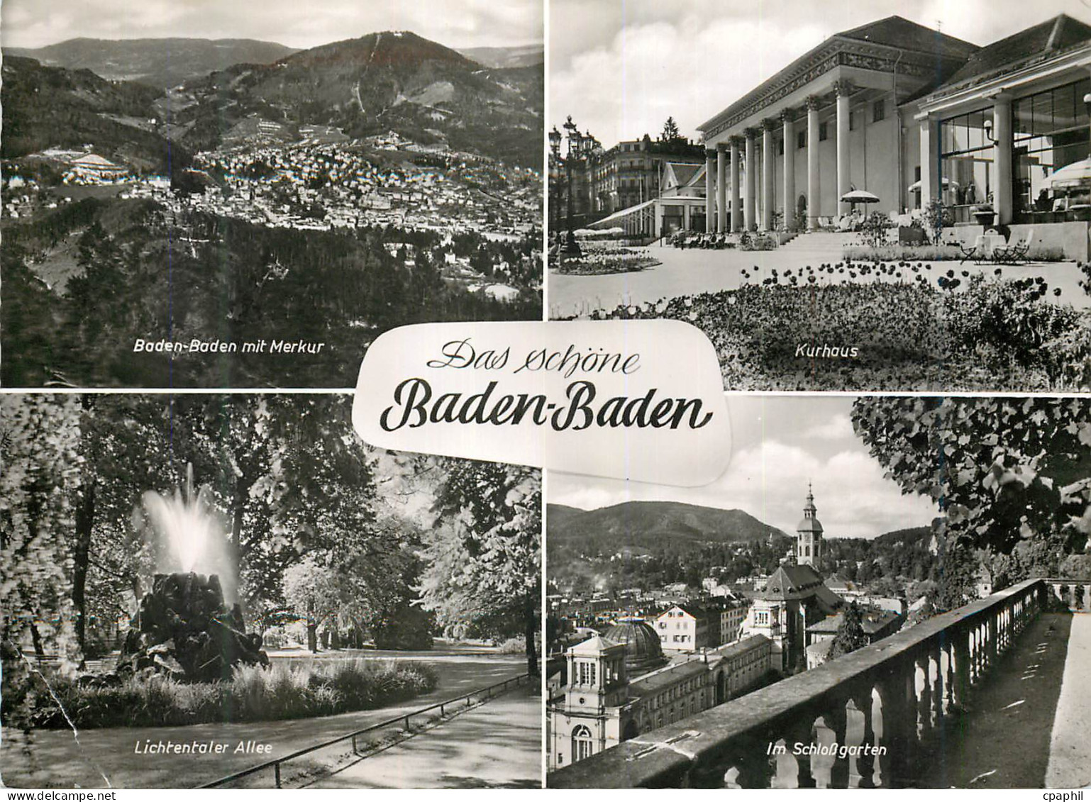 CPM Das schonen Baden-Baden Panorama