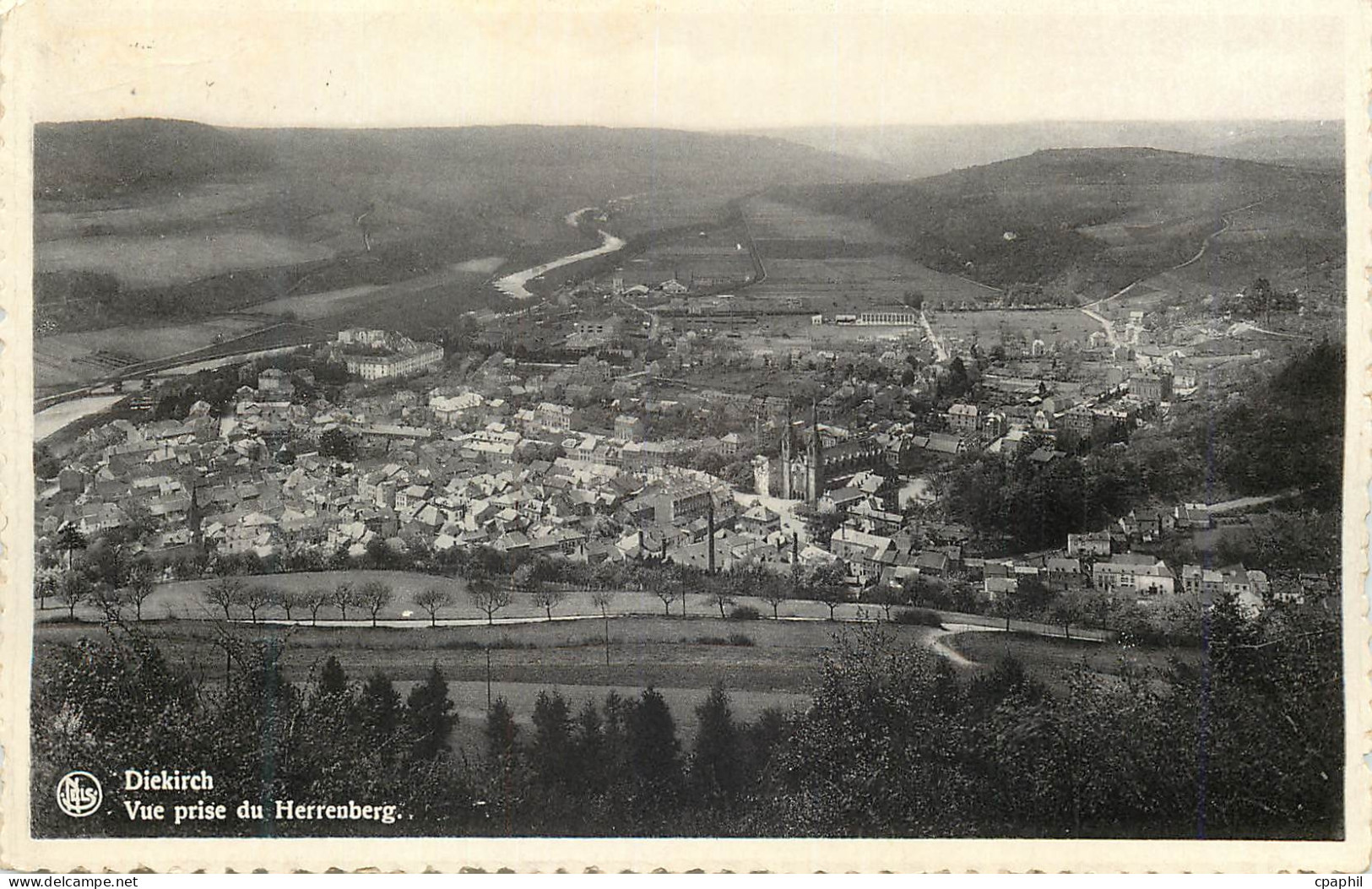 CPM Diekirch Vue prise du Herreuberg