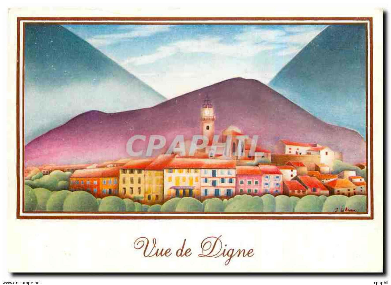 CPM Digne La Tatse a Digne Place du General de Gaulle
