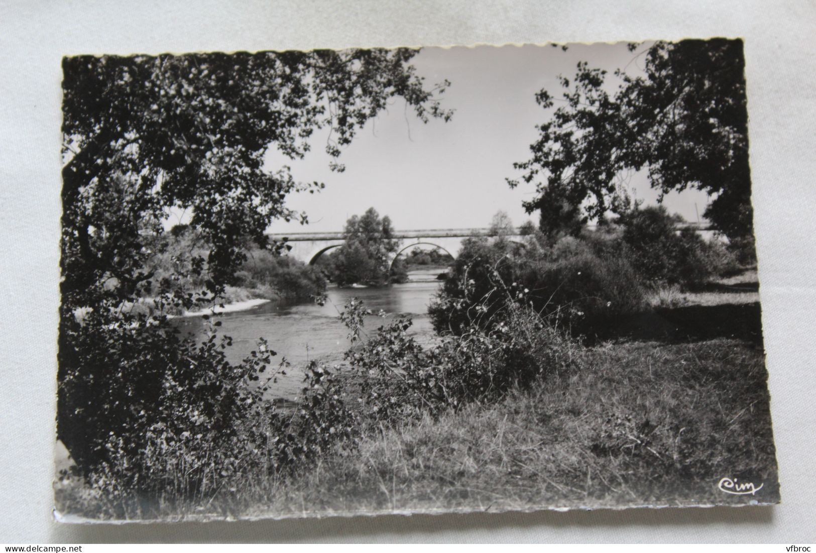 Cpm, Digoin, le pont sur l'Arroux, Saône et Loire 71