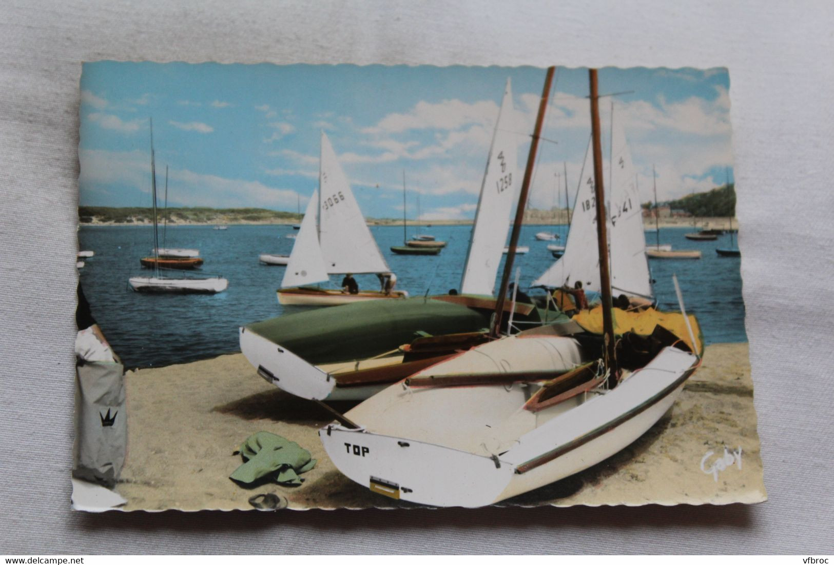 Cpm, Dives Cabourg, le port et les yachts, Calvados 14