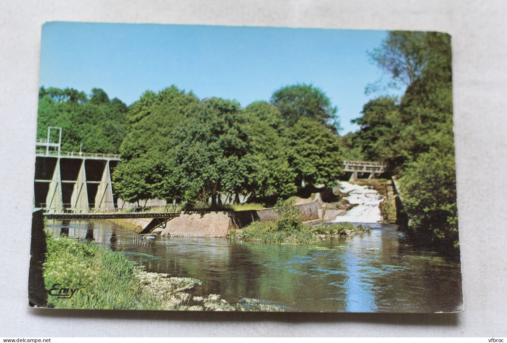 Cpm, Ducey, le barrage de la Roche qui Boit, Manche 50