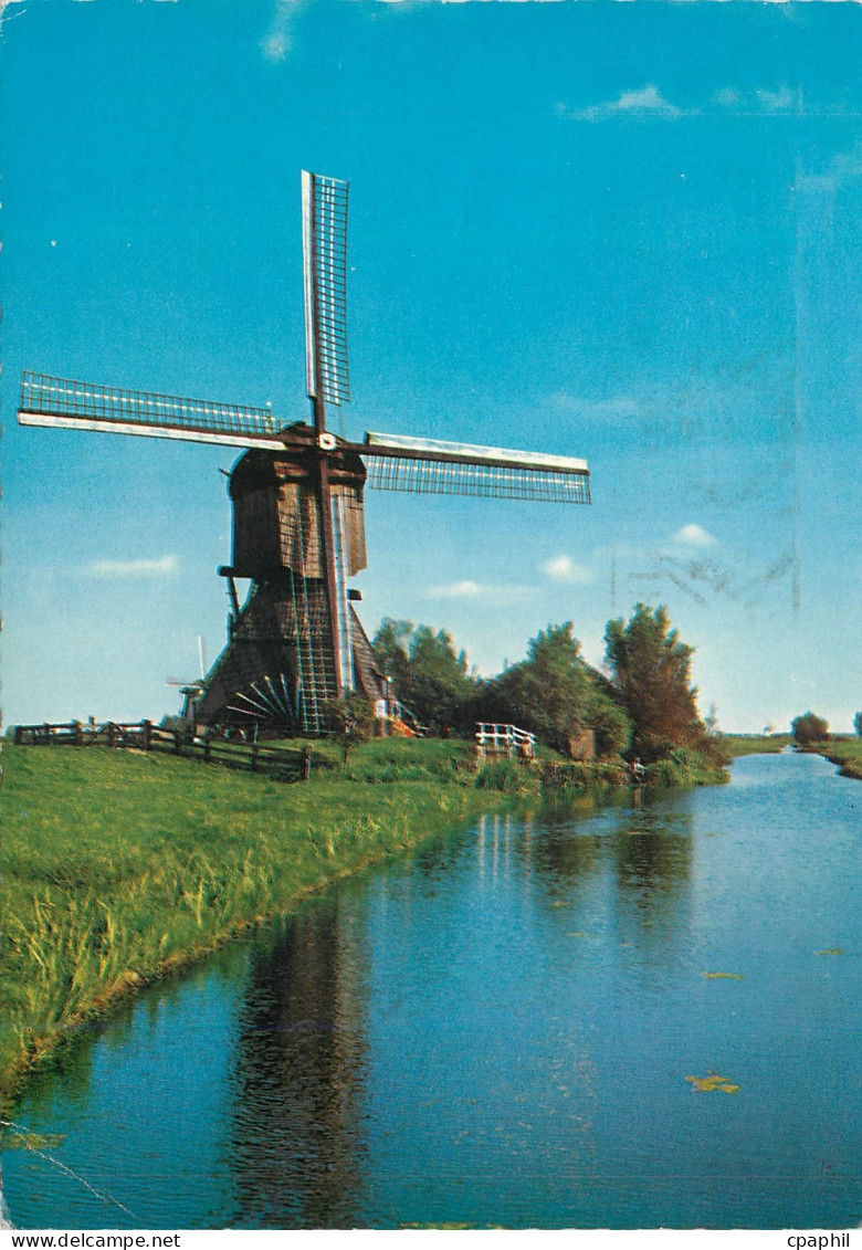CPM Dutch Windmill Kinderdijk Moulin a vent