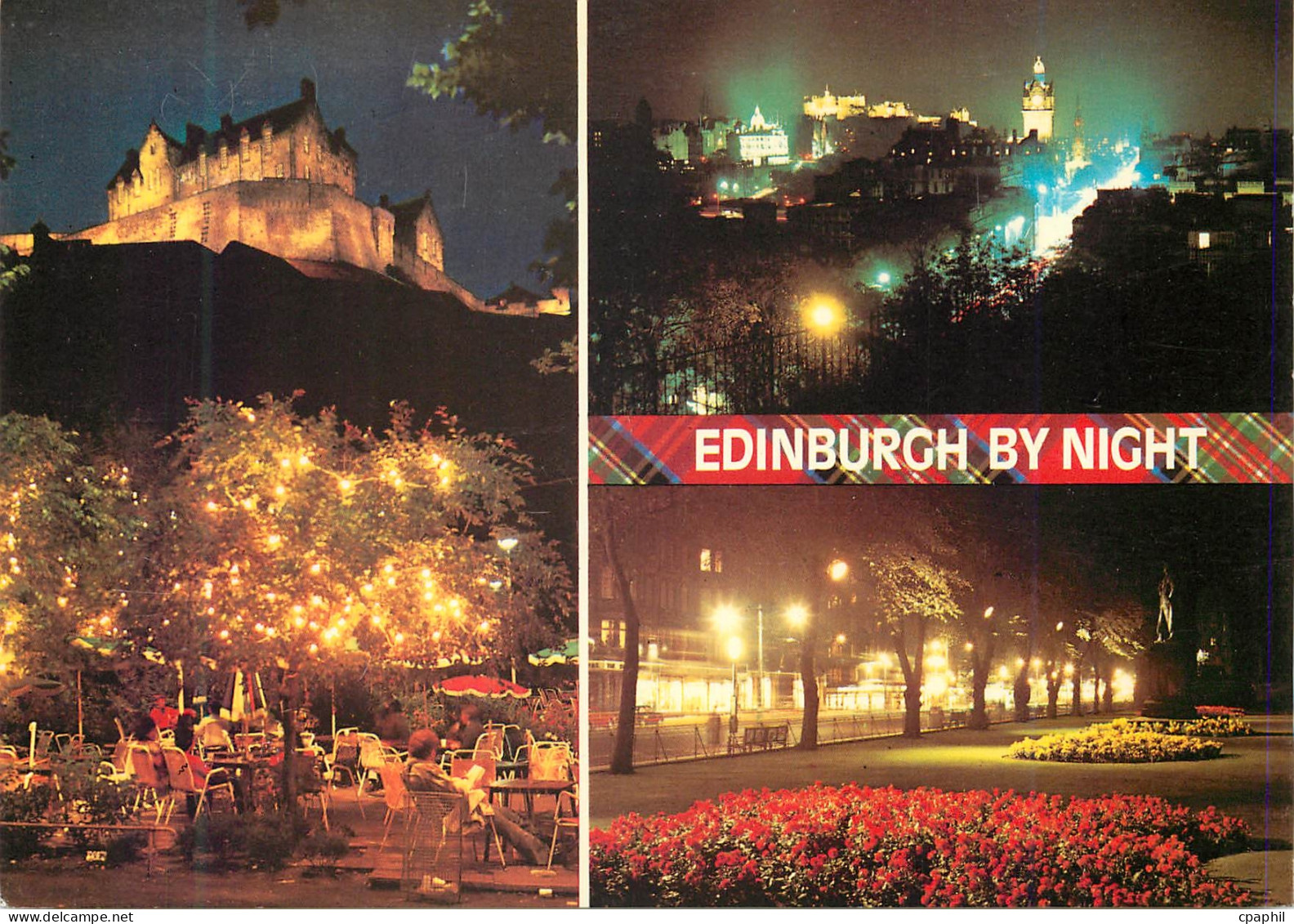 CPM Edinburgh By Night Edinburgh From Colton Hill