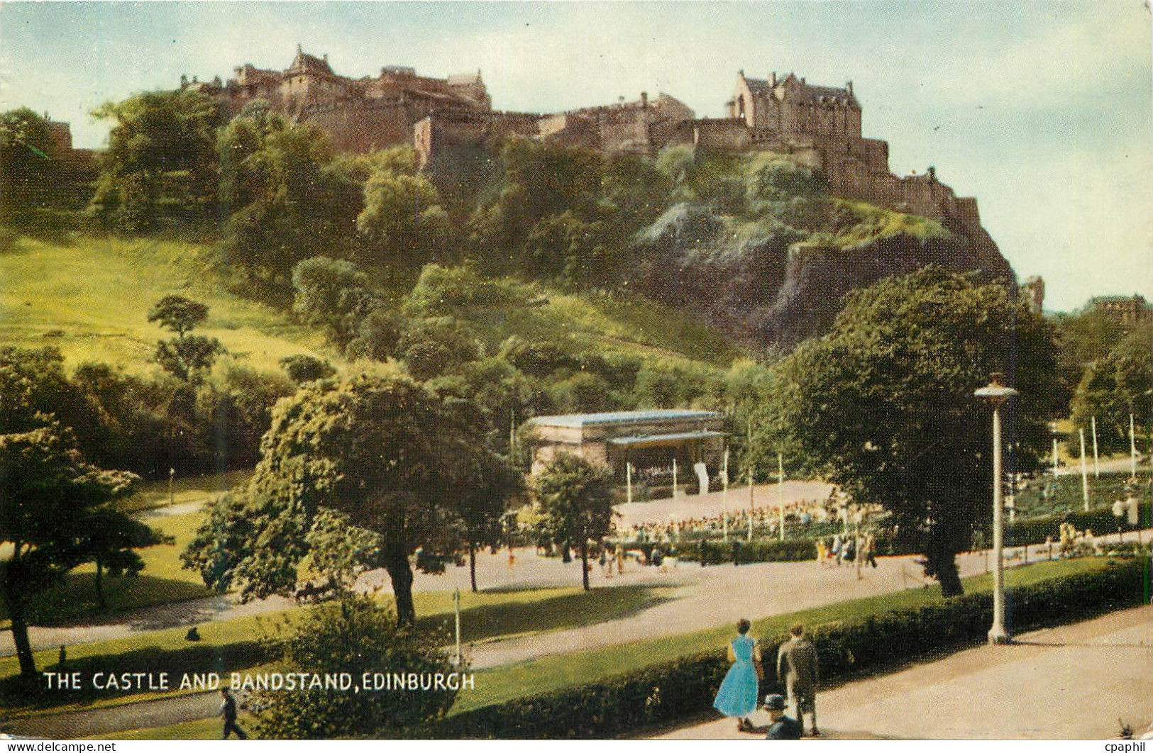 CPM Edinburgh The Castle and Bandstand