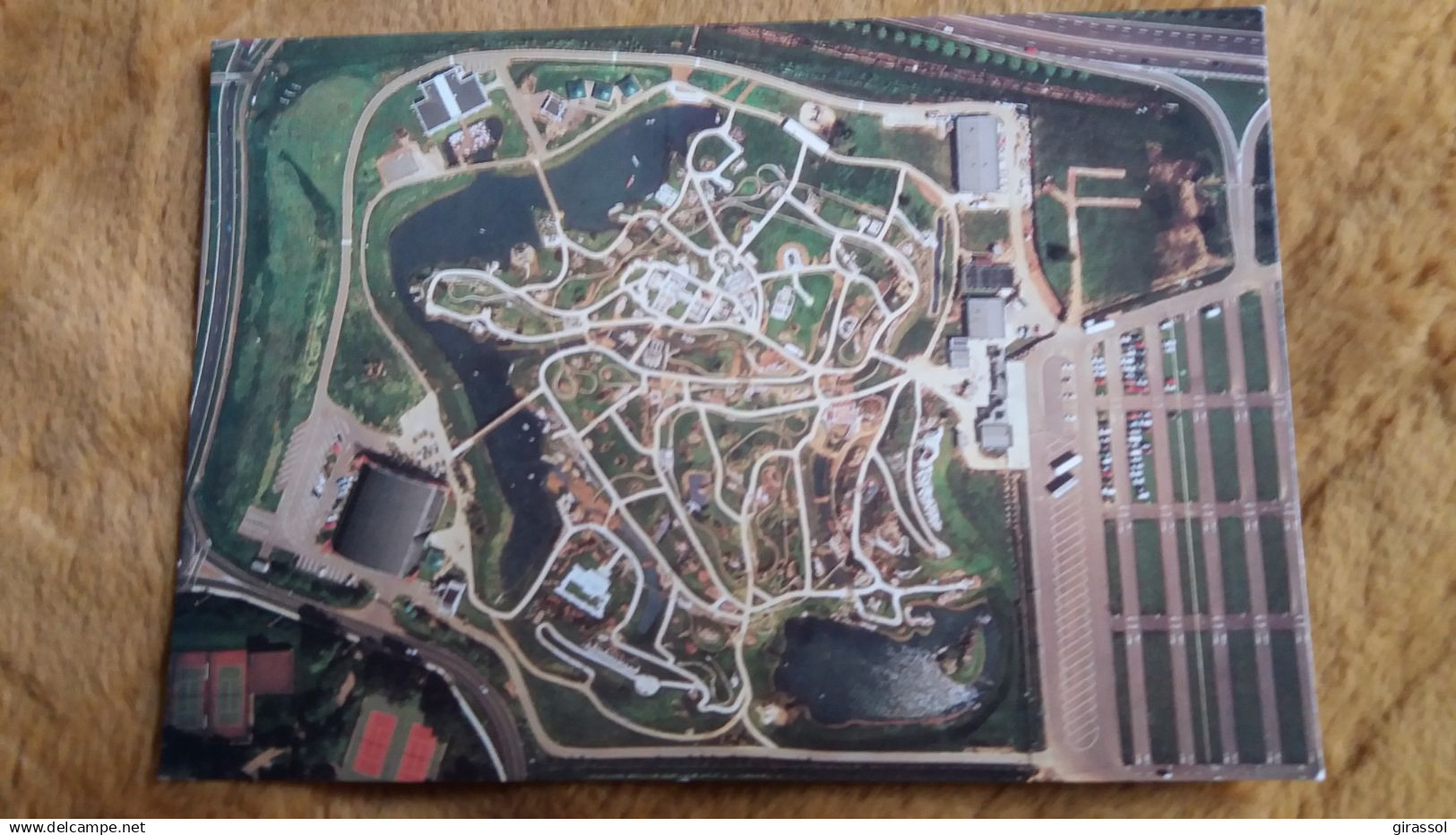 CPM ELANCOURT YVELINES FRANCE MINIATURE FRANCE COMME UN GEANT VUE AERIENNE FORME CONTOUR GEOGRAPHIQUE