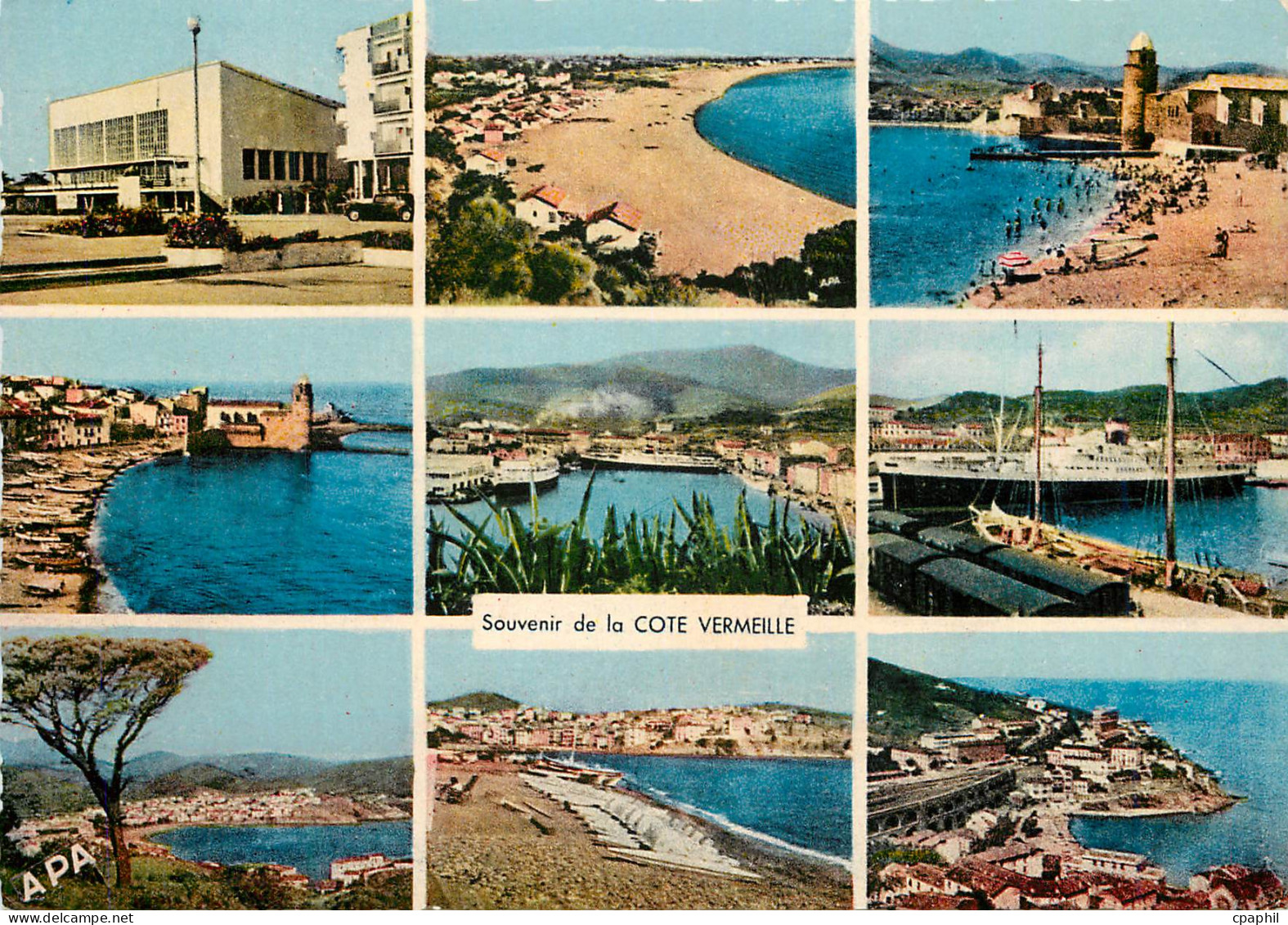 CPM En parcourant la cote vermeille canet argeles sur mer callioure