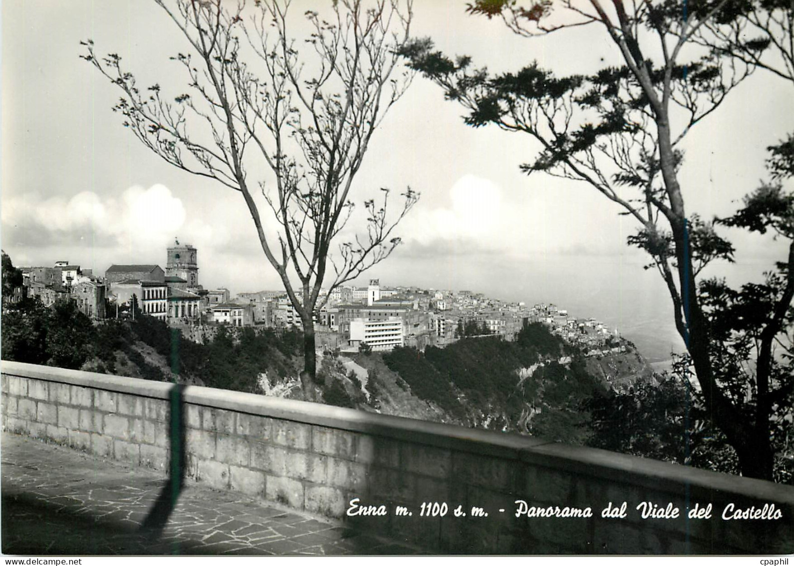 CPM Enna - Panorama dal Viale del Castelo