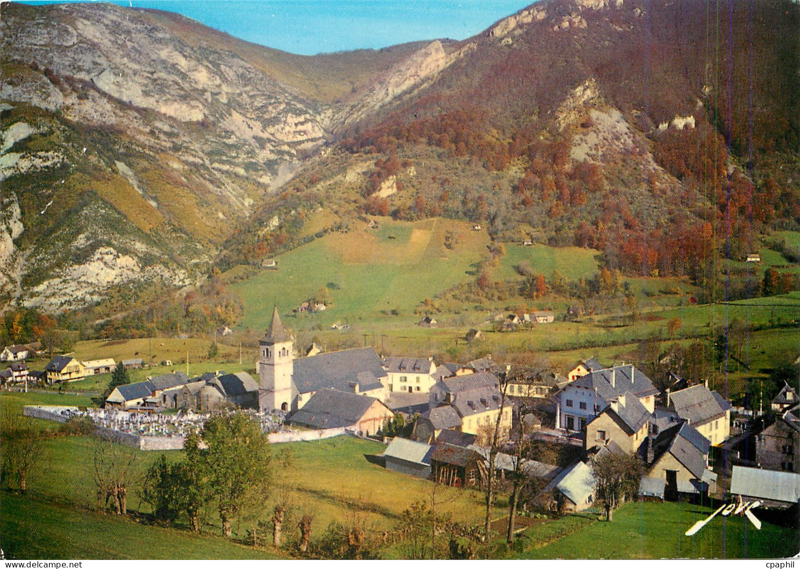 CPM Environs de Bagneres Sainte Marie de Campan Vue generale