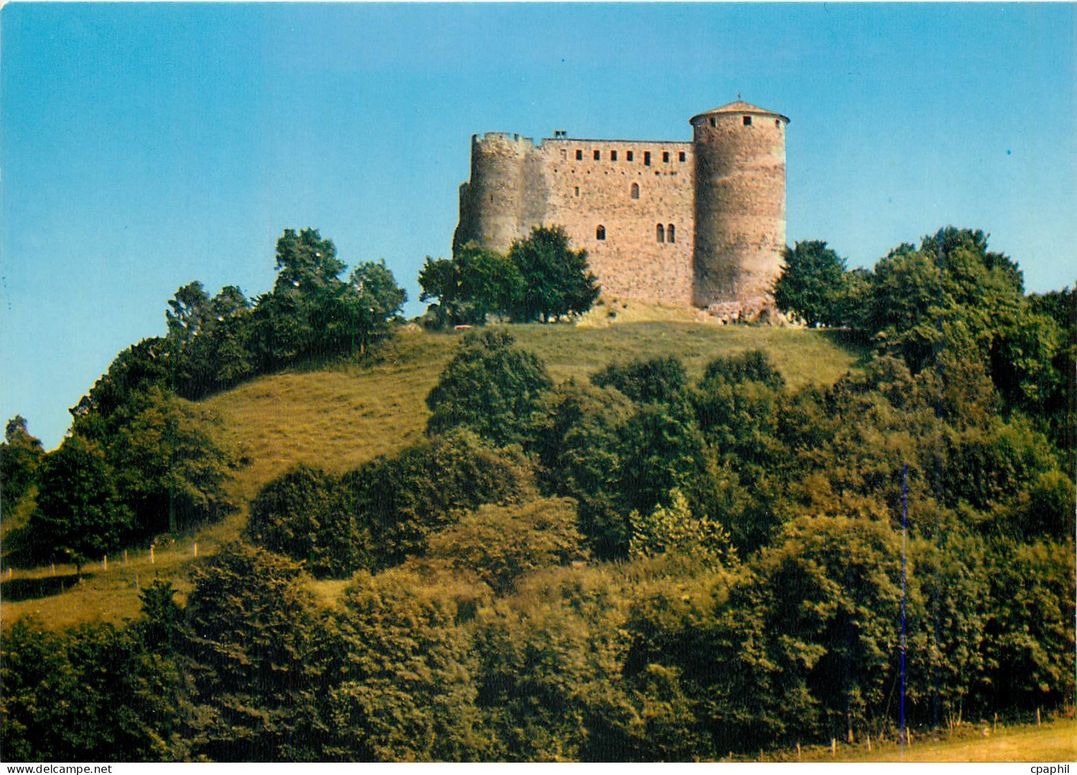 CPM Environs de Vic le Comte P de D Chateau feodal de Busseol