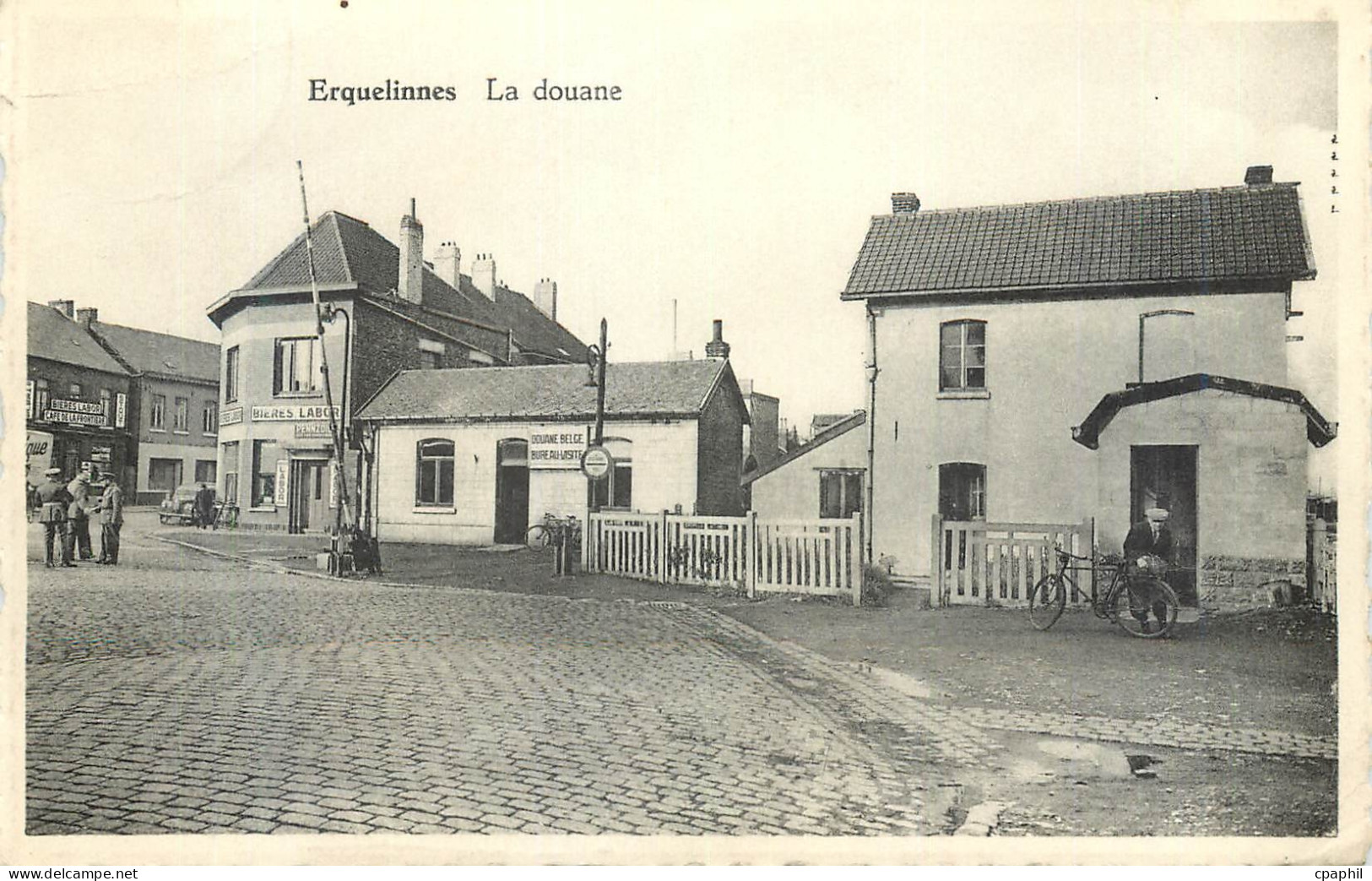 CPM Erquelinnes La douane