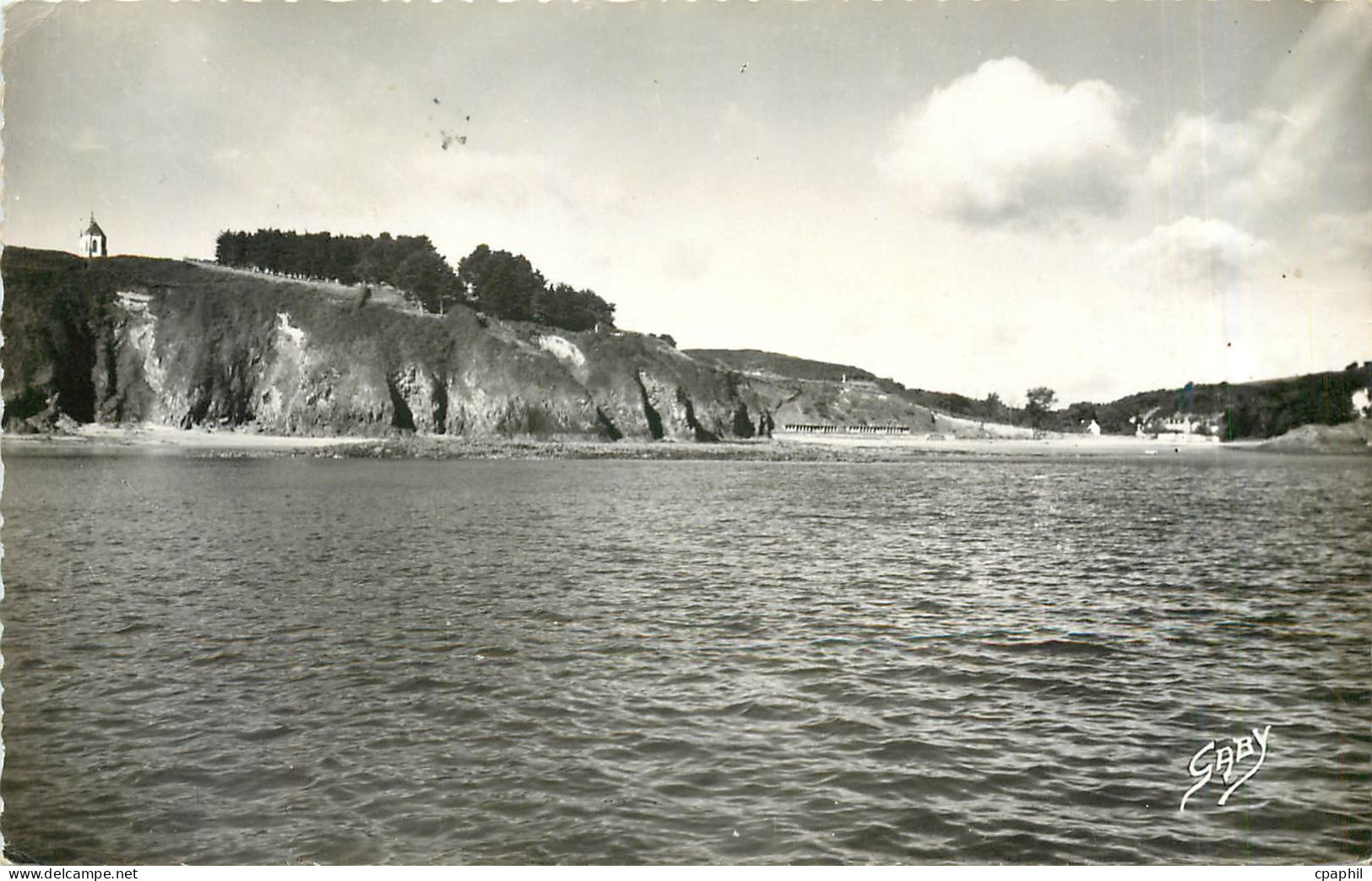 CPM Etables sur Mer C du N Chapelle Notre Dame d'Esperance Plage du Moulin