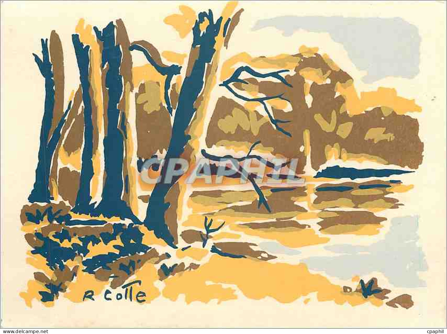 CPM Etang du Theil Parthenay Deux Sevres