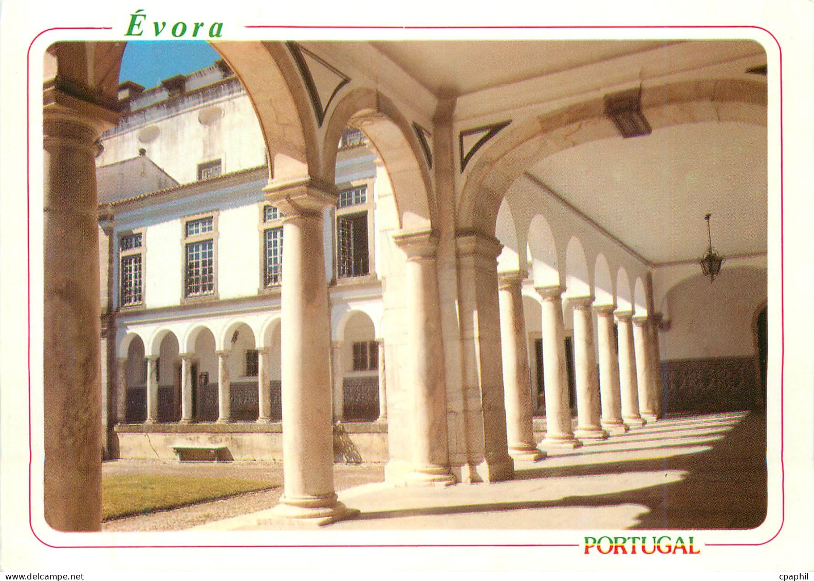 CPM Evora Portugal Cloitre et Facade de l'Ancienne Universite (XVI Siec)