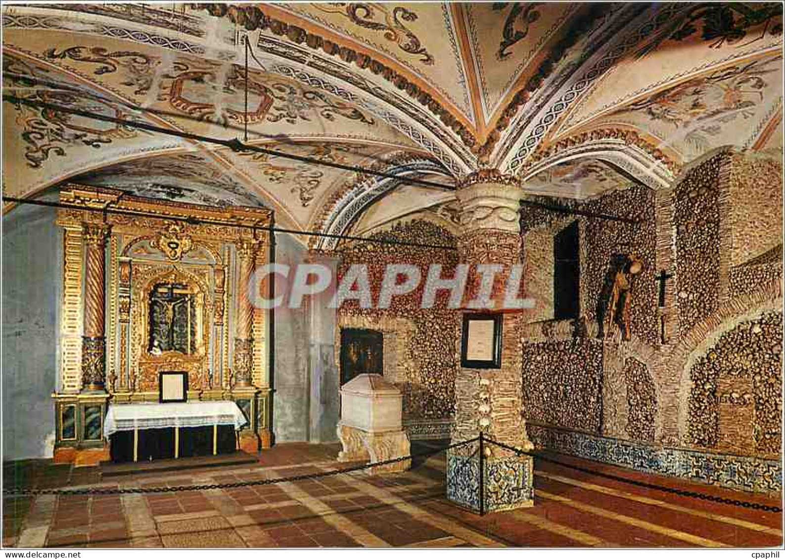 CPM Evora Portugal St Francis church Bones chapel XVIth Century
