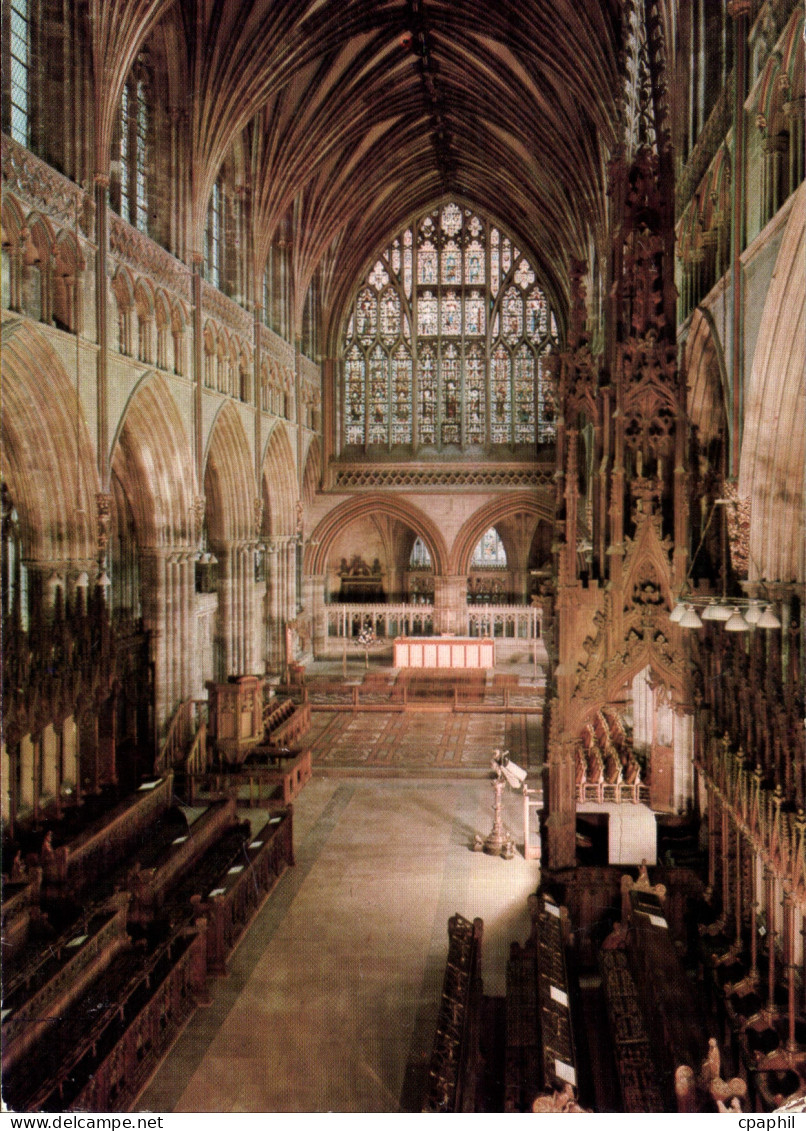 CPM Exeter Cathedral Quire looking east