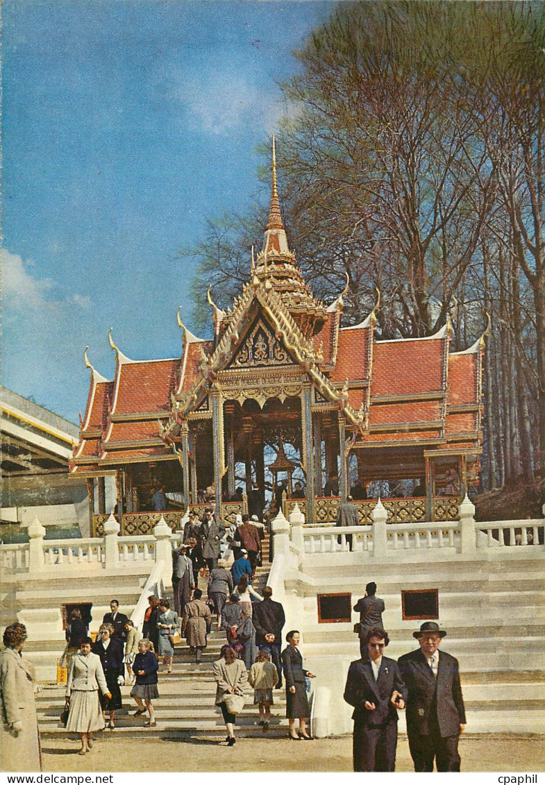 CPM Exposition Universelle de Bruxelles Pavillon de la Thailand