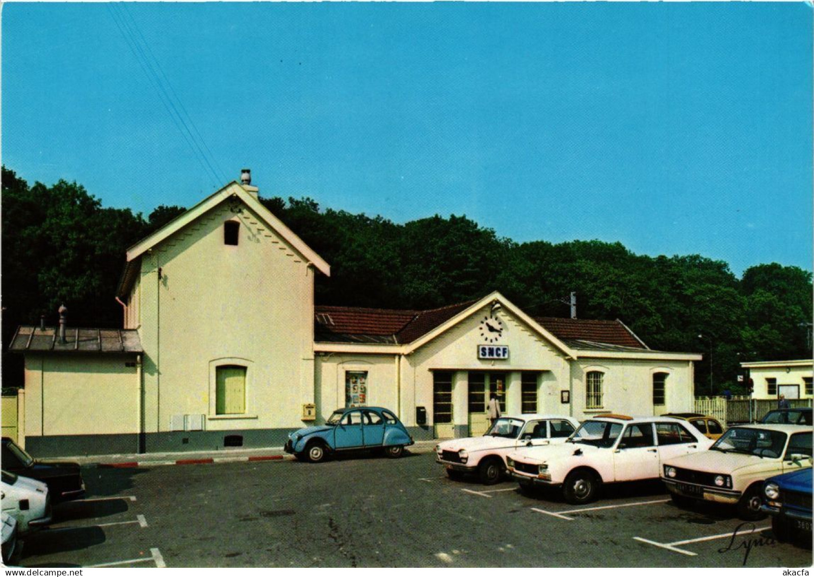 CPM EZANVILLE - La Gare (217182)