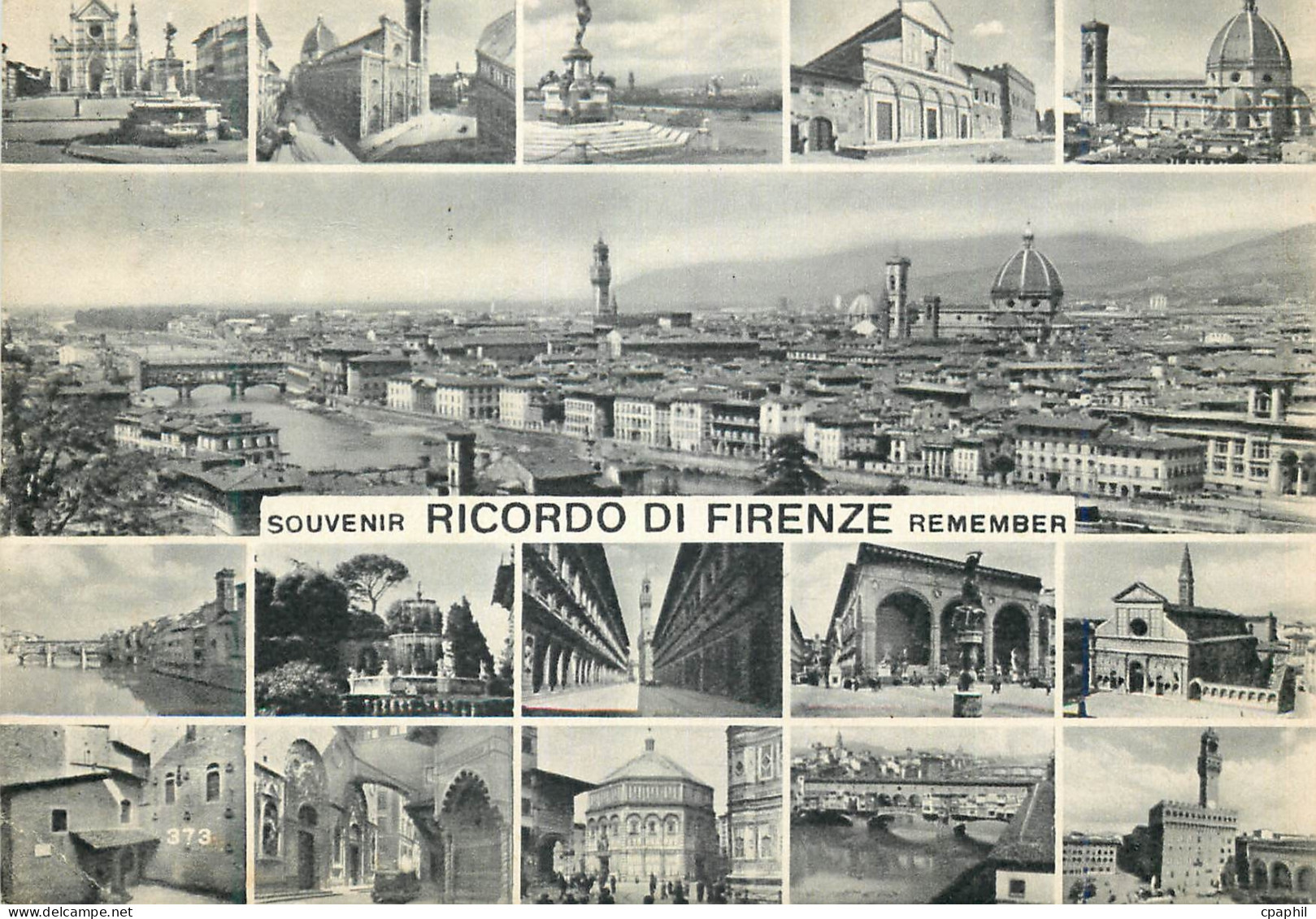 CPM Firenze Ricordo di Firenze Panorama