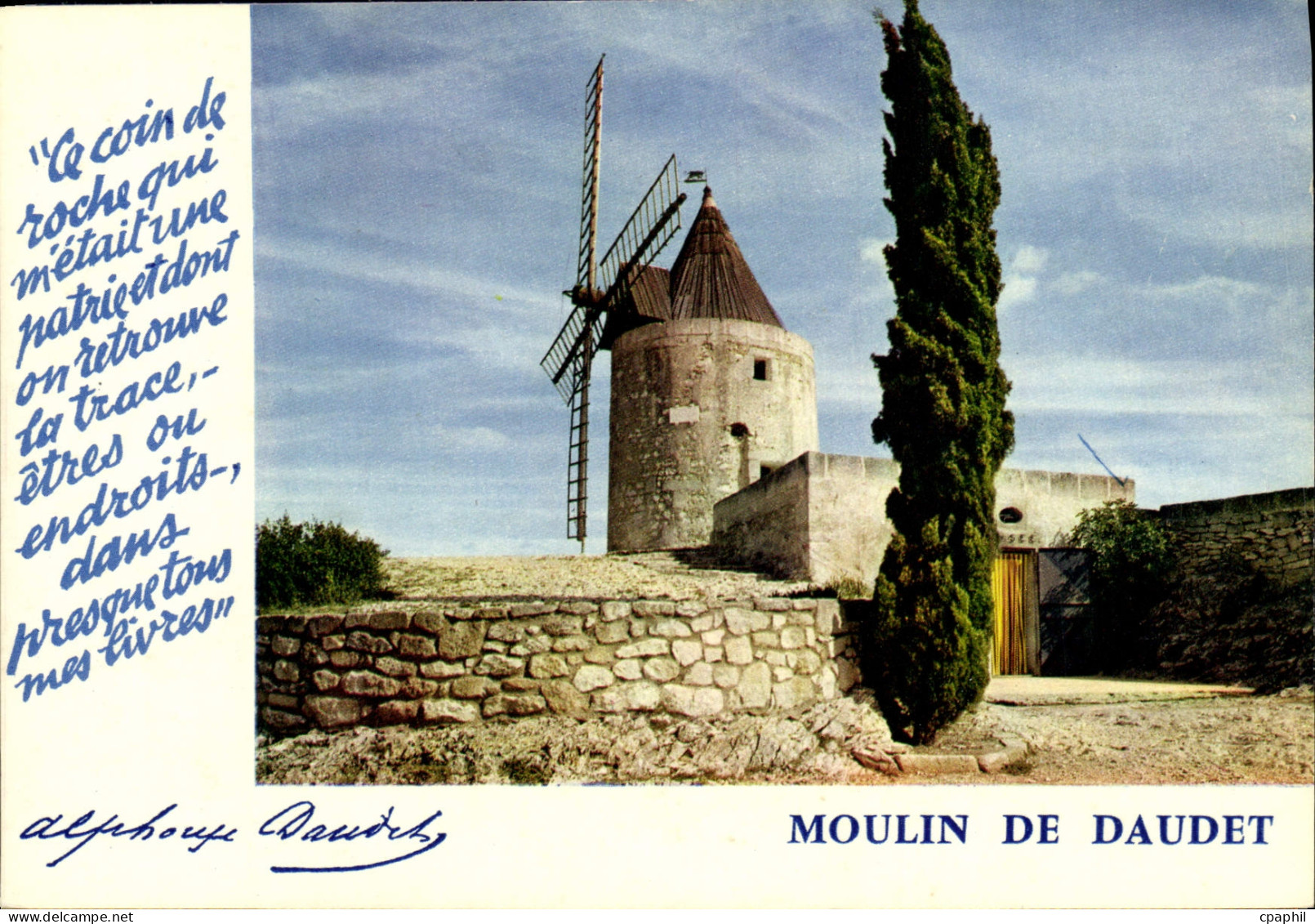 CPM Fontvieille Le Moulin de Daudet