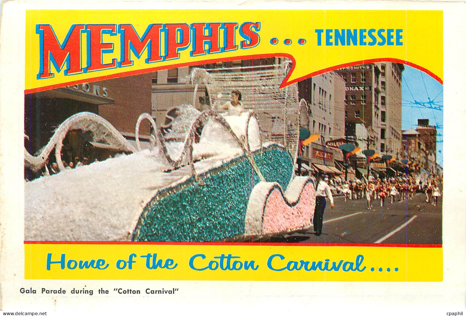 CPM Gala Parade during the Cotton Carnival Greetings from Memphis Tenn