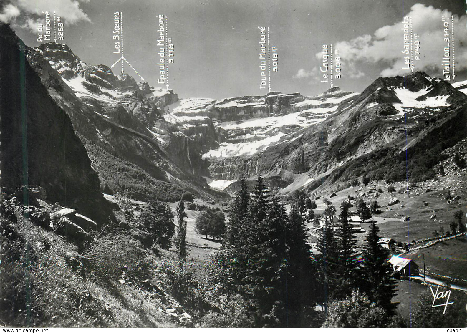 CPM Gavarnie Les Sommets Dominant le Cirque