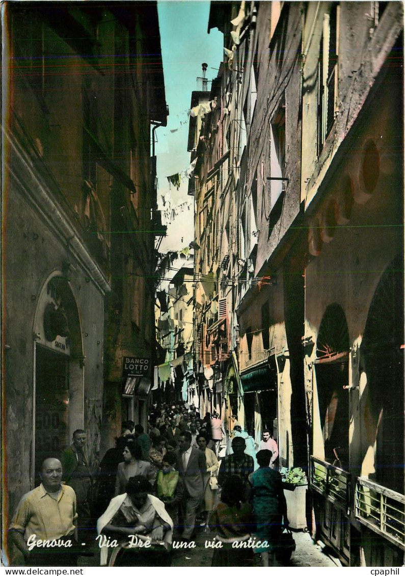 CPM Genova Rue Pre une ancienne rue