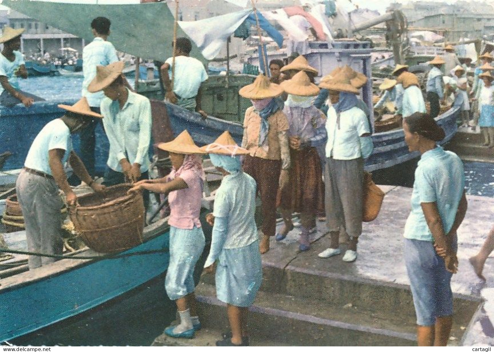 CPM GF-26163- Formose -Pescadores-Marché aux poissons -Livraison offerte