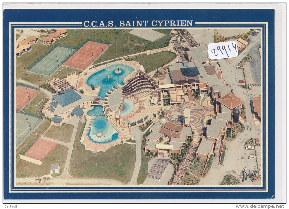 CPM GF -29914-  66 - St Cyprien - Vue aérienne  CCAS-Envoi gratuit